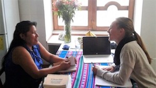 Arbeit in Quito